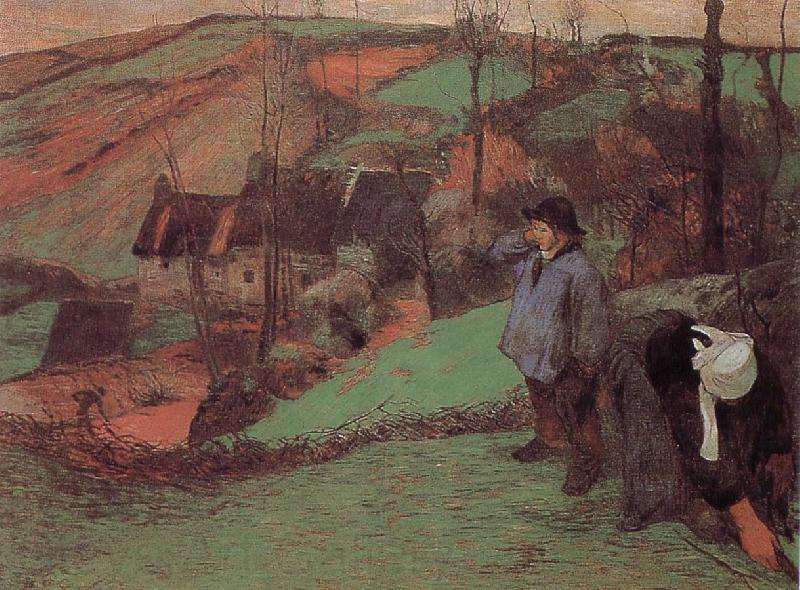 Paul Gauguin Brittany shepherd